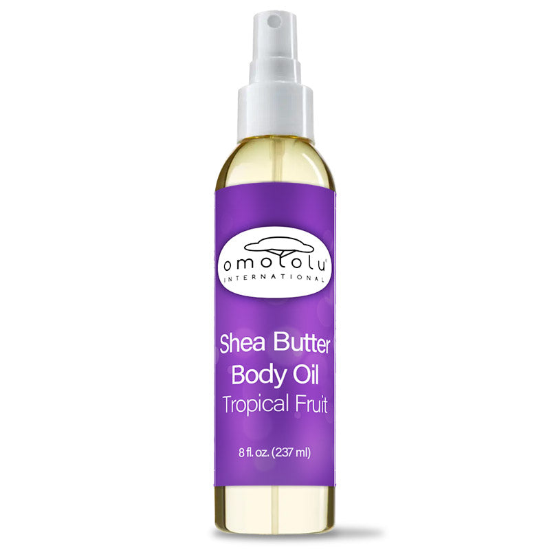 Shea Butter Body Oil - Tropical Fruit (Family Pack of 12)