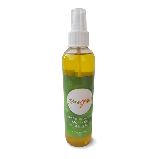 Shea Glow Shea Butter Oil Sheen Multi-Oil Finishing Mist (Family Pack of 12)